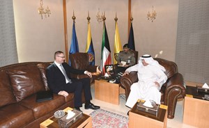 الجراح تسلم رسالة خطية من وزير الدفاع التشيكي