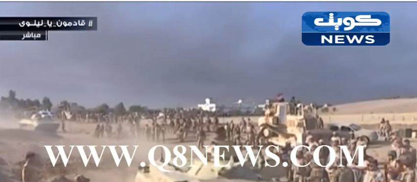 بالفيديو…‫القوات العراقية تستعد لدخول الموصل من عدة محاور‬