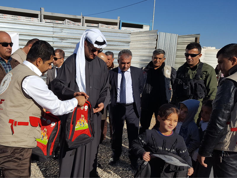 الكويت تنفذ أكبر مشروع تربوي للنازحين العراقيين في كردستان