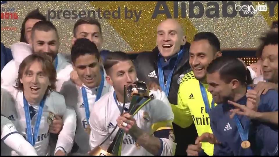 بعد مباراة مثيرة ريال مدريد يرفع لقب كاس العالم للاندية