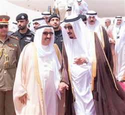 خادم الحرمين الشريفين الملك سلمان بن عبد العزيز آل سعود يغادر الكويت