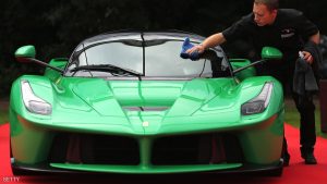 The World's Finest And Most Expensive Cars Are Showcased At The Salon Prive Garden Party