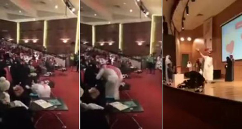 فيديو مؤثر: خريج يُهدي والدته نجاحه بتقبيل قدميها أثناء الاحتفال بتخرجه