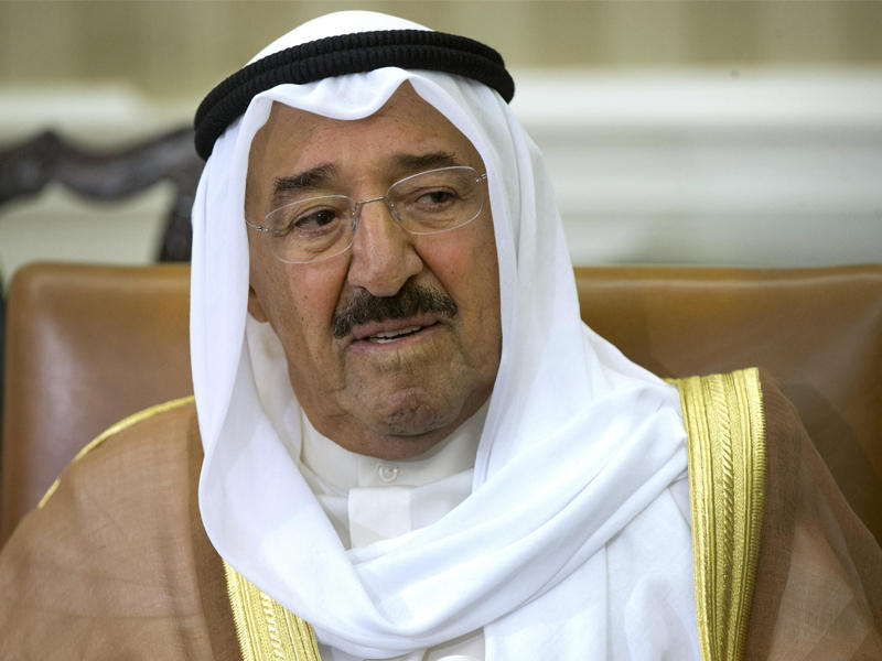 أمير البلاد يعزي الرئيس الايراني بوفاة رفسنجاني