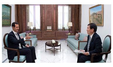 بشار الأسد :أخلاقي لا تسمح بقتل المدنيين!!