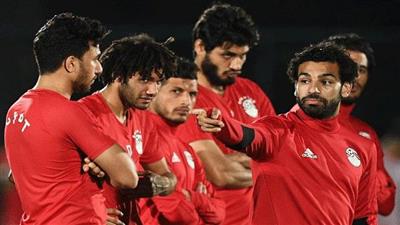 المنتخب المصري يشتبك مع المنتخب الغاني بملعب التدريب في أمم أفريقيا