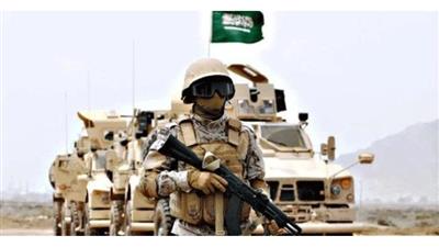 القوات السعودية تدمر عربة للانقلابيين قرب قطاع الحرث