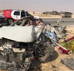 السعودية: حادث مروري يسفر عن وفاة ستة أشخاص من عائله واحدة