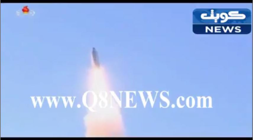 بالفيديو…عملية إطلاق الصاروخ البالستي الكوري الشمالي الذي إستفز #ترامب