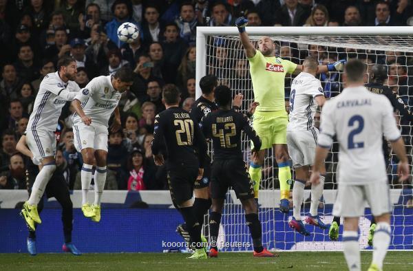 #ريال_مدريد يعاقب #نابولي بثلاثية في دوري الأبطال