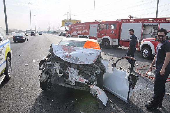 وفاة شخص أثر حادث تصادم على ‘ الخامس ‘