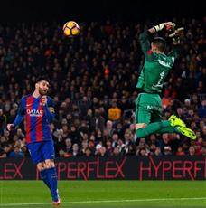 برشلونة يسحق خيخون بسداسية