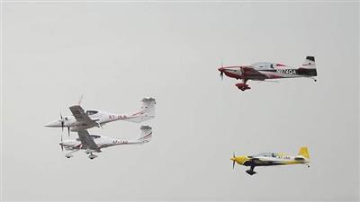 سماء الكويت تزينت بـ 27 طائرة خليجية