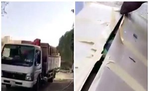 بالفيديو.. صدمة إماراتي قاده شغفه لتفتيش أغراض خادمة قبل سفرها .. شاهدوا ماذا وجد !