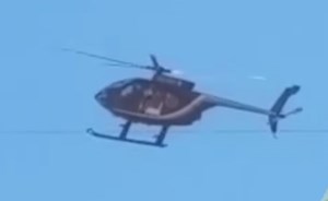 بالفيديو.. نهاية مأساوية لمروحية إنقاذ