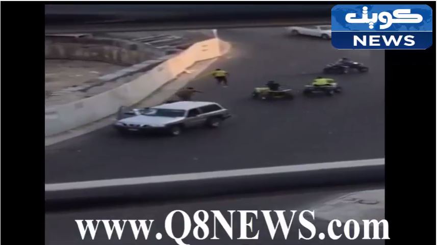 فيديو صادم.. مستهترون يتعمدون دهس رجل أمن في جدة