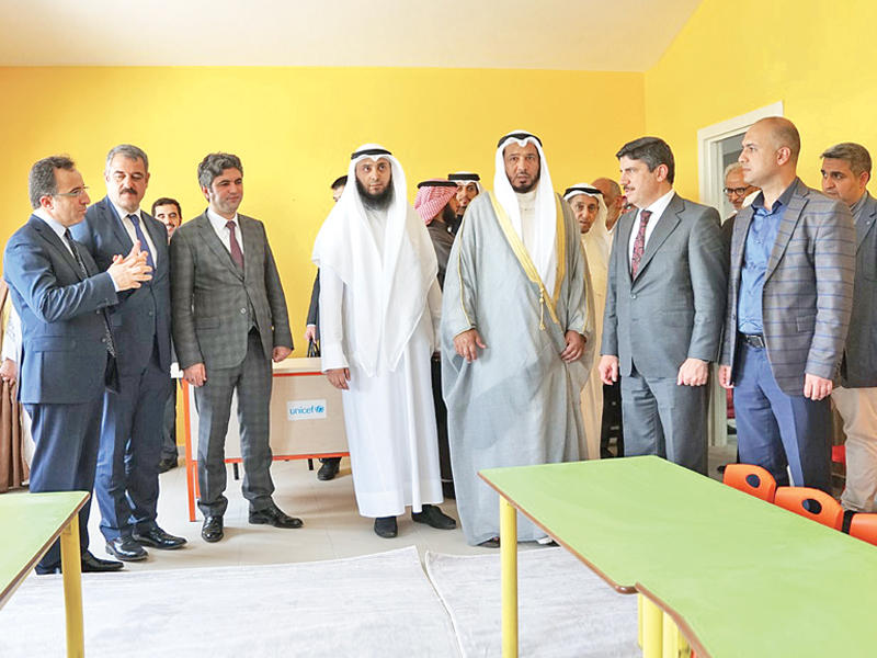 افتتاح قرية «صباح الأحمد» لإيواء اللاجئين السوريين في تركيا