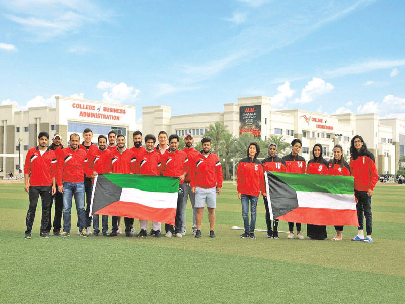 «AUM» تشارك في الدوري الأوروبي «T5B» بباريس