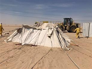 «طوارئ الأحمدي»: إزالة عدد 10 مخيمات فى بر الجنوب