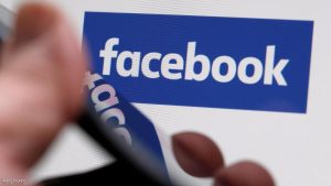 FILE PHOTO: The Facebook logo is displayed on the company's website in an illustration photo taken in Bordeaux, France