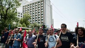 GREECE-MAYDAY-DEMO