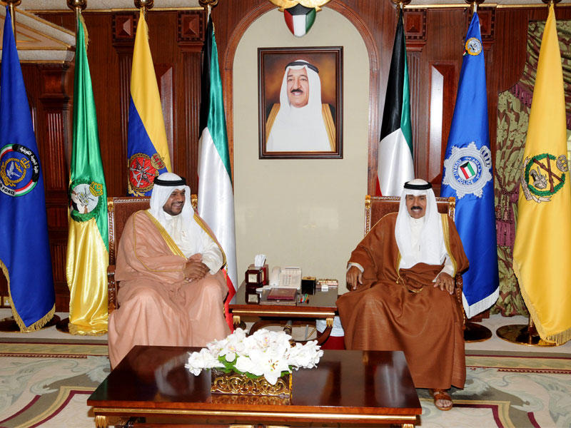 ولي العهد استقبل البصيري والمنصور