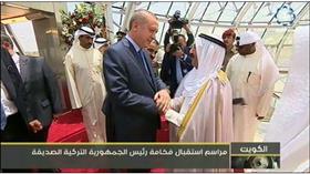بالفيديو…الأمير يستقبل الرئيس التركي #الكويت_ترحب_بالرييس_اردوغان