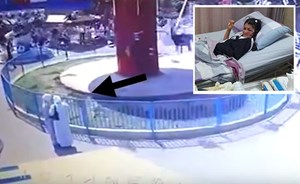 بالفيديو.. سقوط مروّع لطفلة في مدينة ألعاب بفلسطين ينتهي بمعجزة
