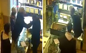 فيديو مروع .. عصابة تسطو على محل ذهب في مصر وتقتل صاحبه ..انهالوا عليه بالمطرقة ولم يتركوه إلا جثة !