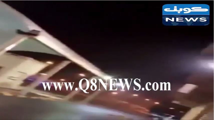 بالفيديو…أمطار غزيرة على منفذ السالمي بعد موجة الـ #غبار