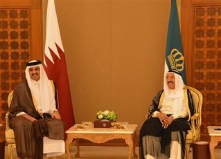 لقاء الأمير وتميم.. دعم العمل الخليجي المشترك