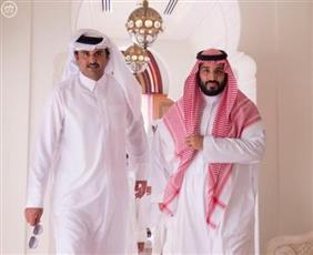 أمير قطر يهنئ الأمير محمد بن سلمان بولاية العهد