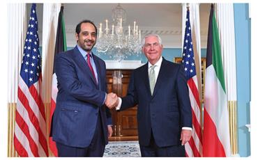 واشنطن والكويت: تعزيز الحوار لحل الأزمة الخليجية