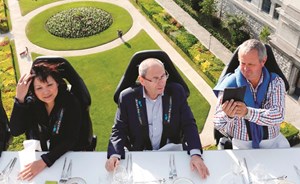 مطعم في بروكسل.. بين السماء والأرض!