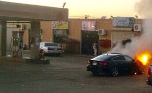 عمل بطولي من مصري ينقذ محطة وقود من الاحتراق