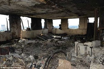 لغز برج لندن المحترق.. 42 جثة في غرفة واحدة!