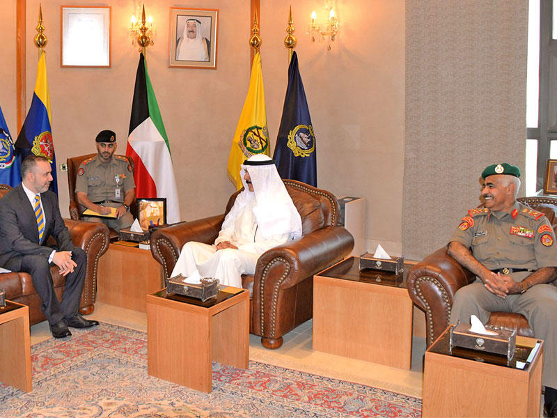 الخالد يبحث مع سفير فرنسا التعاون العسكري