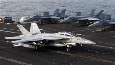 حاملة طائرات أمريكية على شواطئ إسرائيل