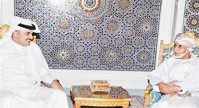سلطان #عمان يتلقى رسالة خطية من أمير #قطر