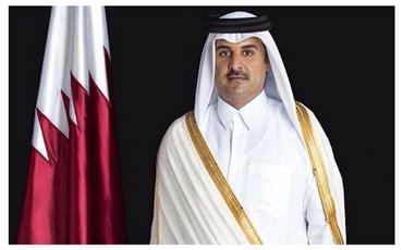 أمير #قطر يعزي خادم الحرمين