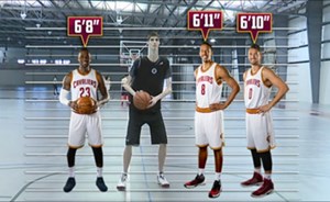 بالفيديو.. هذا الصبي هو أطول لاعب سلة في العالم