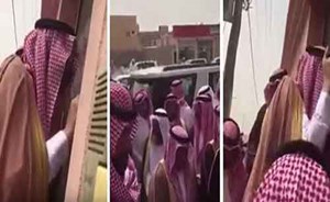 بالفيديو.. ماذا فعلت امراة مع شيوخ قبائل في السعودية حاولوا إقناعها بالعفو عن قاتل ابنها !