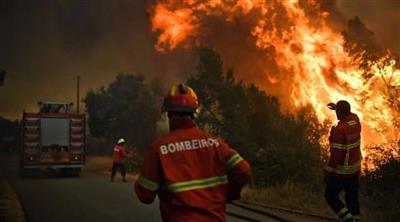 البرتغال: إخلاء أربع بلدات بسبب حرائق الغابات