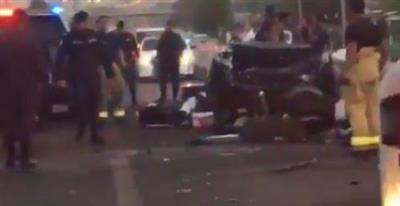 مقتل 3 أشخاص بينهم ملازم أول في حادث تصادم على طريق الملك فيصل