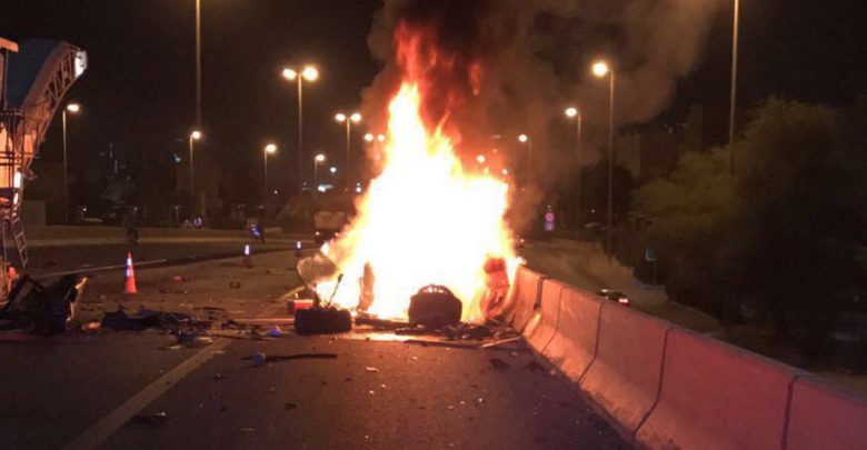 مصرع نجل وكيل وزارة الداخلية ووافدين في حادث مروع