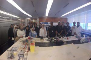 طلبة كلية العلوم يزورن «الأدلة الجنائية» ضمن رحلة علمية للوقوف على آخر التجارب العملية