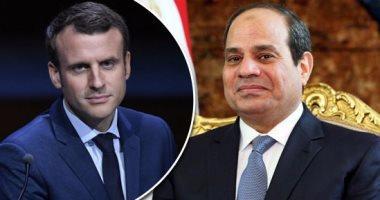ماكرون يستقبل السيسىي في 24 أكتوبر الجاري