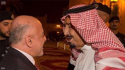 الملك سلمان يستقبل رئيس الوزراء العراقي