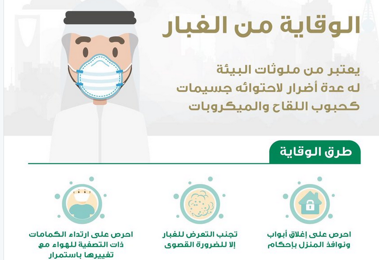 شاهد طرق الوقاية من الغبار