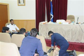 ختام فعاليات دورة الإسعافات الأولية بمعهد تدريب الضابط
